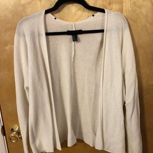 White/cream cardigan